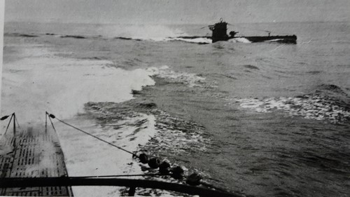 Destroyer escort sunk by U boat